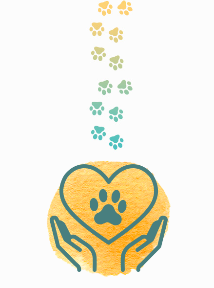 icon showing paw print